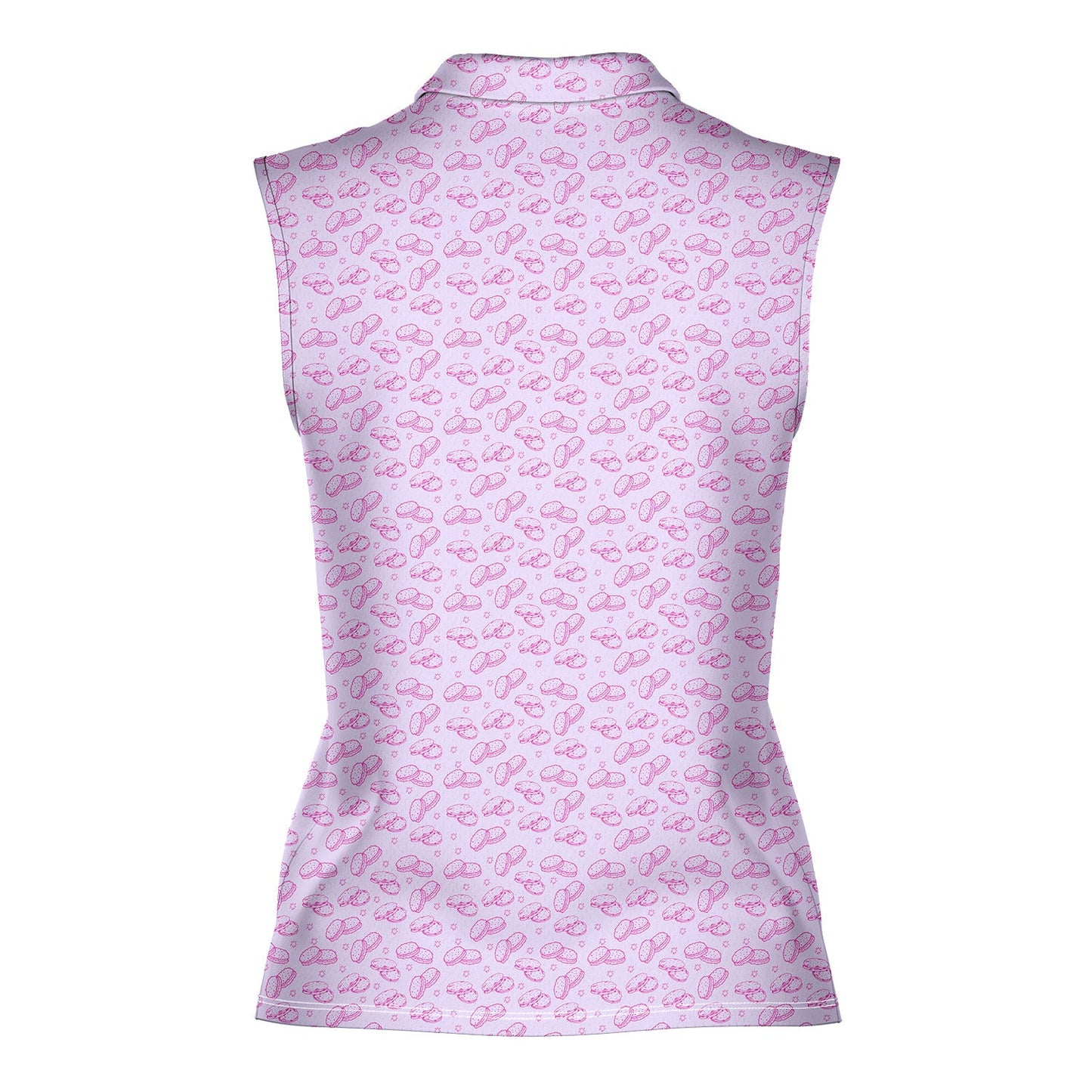 Cream Pie - Ladies Sleeveless Golf Polo Shirt