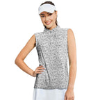Badonkadonk-Women Sleeveless Polo Shirt-Gerbera Prints