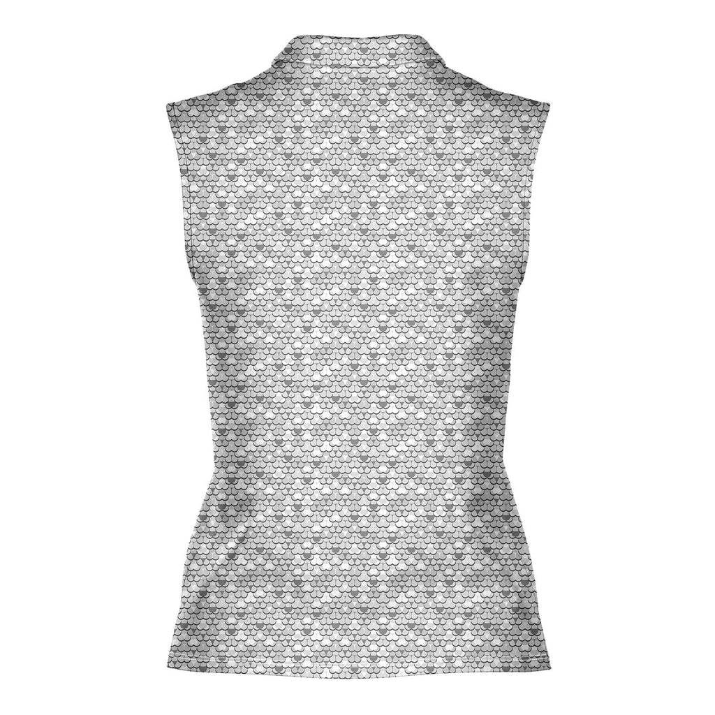 Badonkadonk-Women Sleeveless Polo Shirt-Gerbera Prints