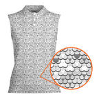 Badonkadonk-Women Sleeveless Polo Shirt-Gerbera Prints