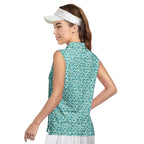 Badonkadonk-Women Sleeveless Polo Shirt-Gerbera Prints