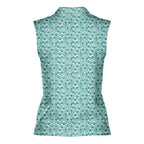 Badonkadonk-Women Sleeveless Polo Shirt-Gerbera Prints