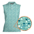 Badonkadonk-Women Sleeveless Polo Shirt-Gerbera Prints