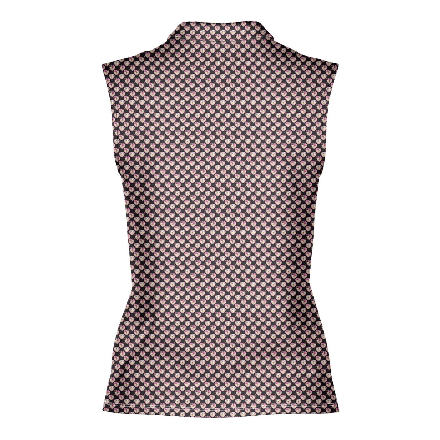 Whip Cream Dream - Ladies Sleeveless Golf Polo Shirt
