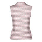 Whip Cream Dream-Women Sleeveless Polo Shirt-Gerbera Prints