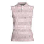 Whip Cream Dream-Women Sleeveless Polo Shirt-Gerbera Prints