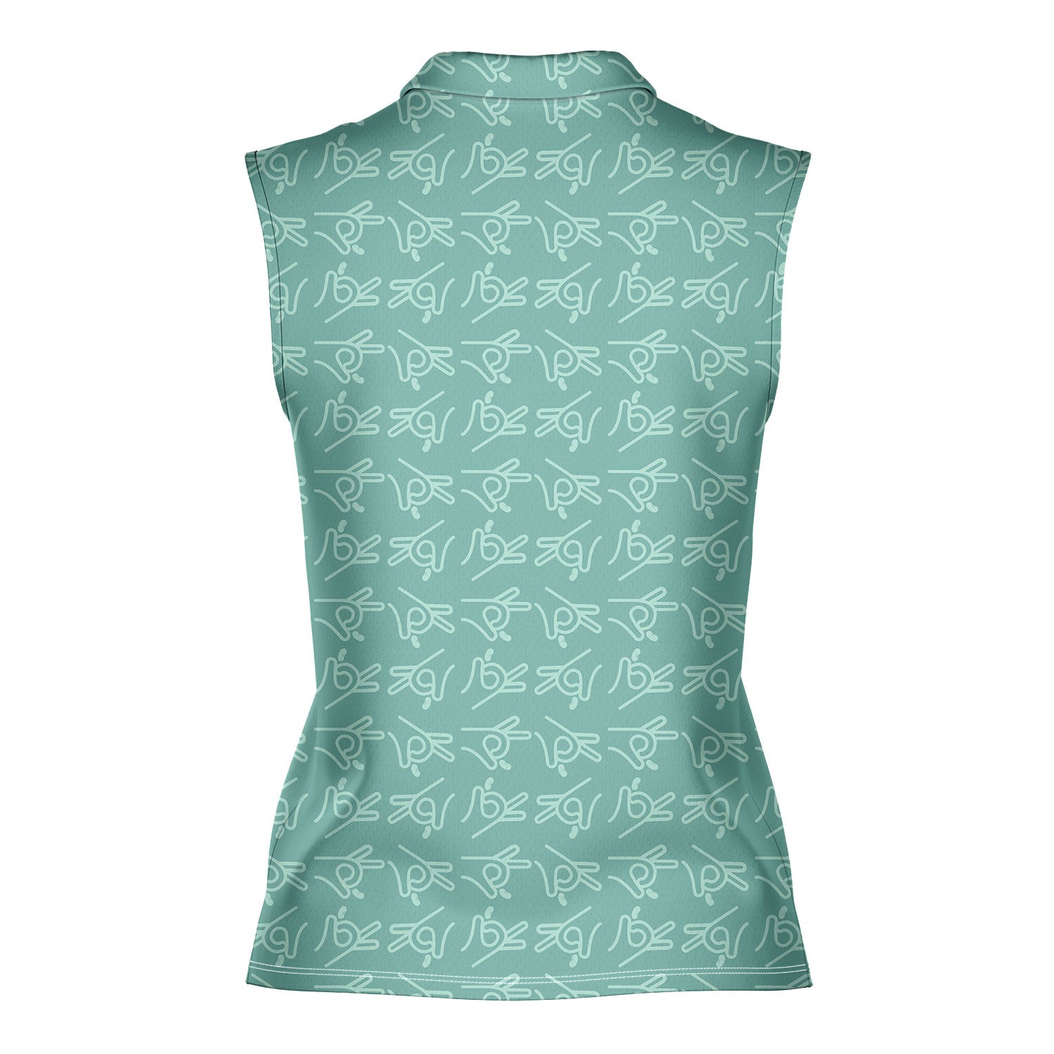Bean Flicker - Ladies Sleeveless Golf Polo Shirt 