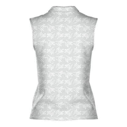 Bean Flicker - Ladies Sleeveless Golf Polo Shirt 