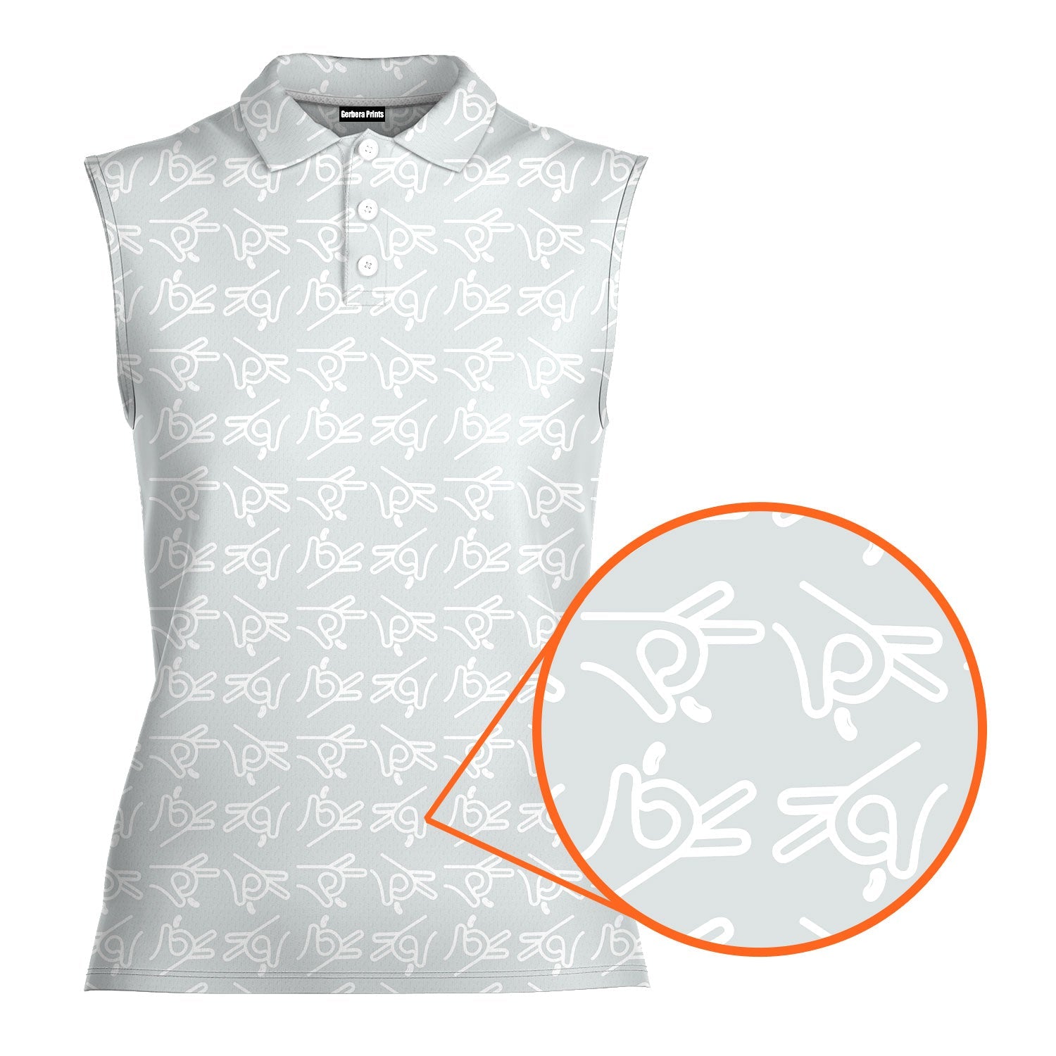 Bean Flicker - Ladies Sleeveless Golf Polo Shirt 