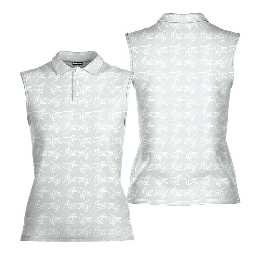 Bean Flicker - Ladies Sleeveless Golf Polo Shirt 
