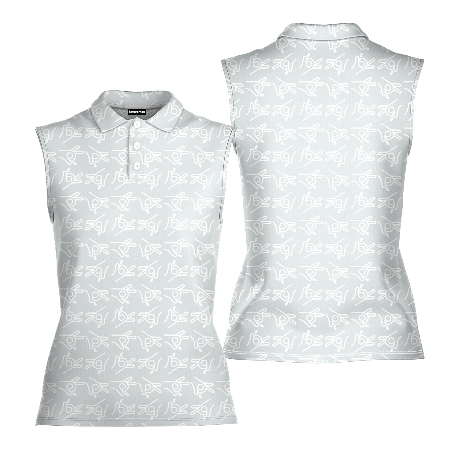 Bean Flicker - Ladies Sleeveless Golf Polo Shirt 