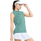 Bean Flicker - Ladies Sleeveless Golf Polo Shirt 