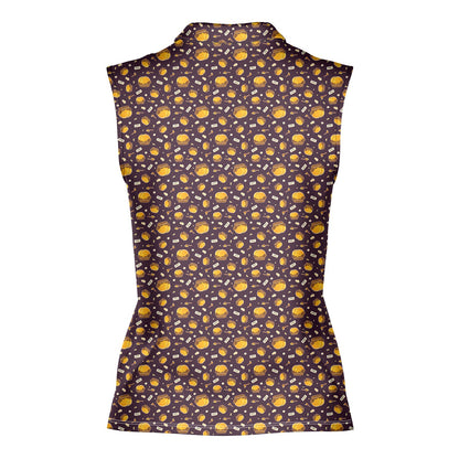 Honey Pot - Ladies Sleeveless Golf Polo Shirt