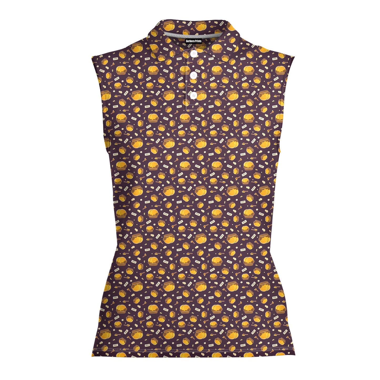 Honey Pot - Ladies Sleeveless Golf Polo Shirt