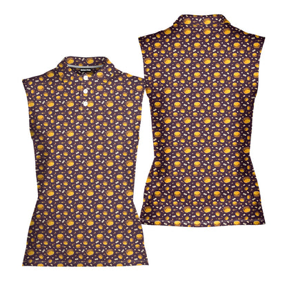 Honey Pot - Ladies Sleeveless Golf Polo Shirt