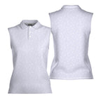 Risky Text - Ladies Sleeveless Golf Polo Shirt
