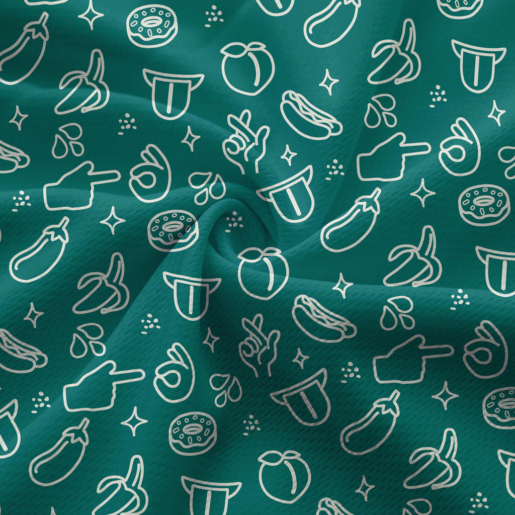 Risky Text - Ladies Sleeveless Golf Polo Shirt