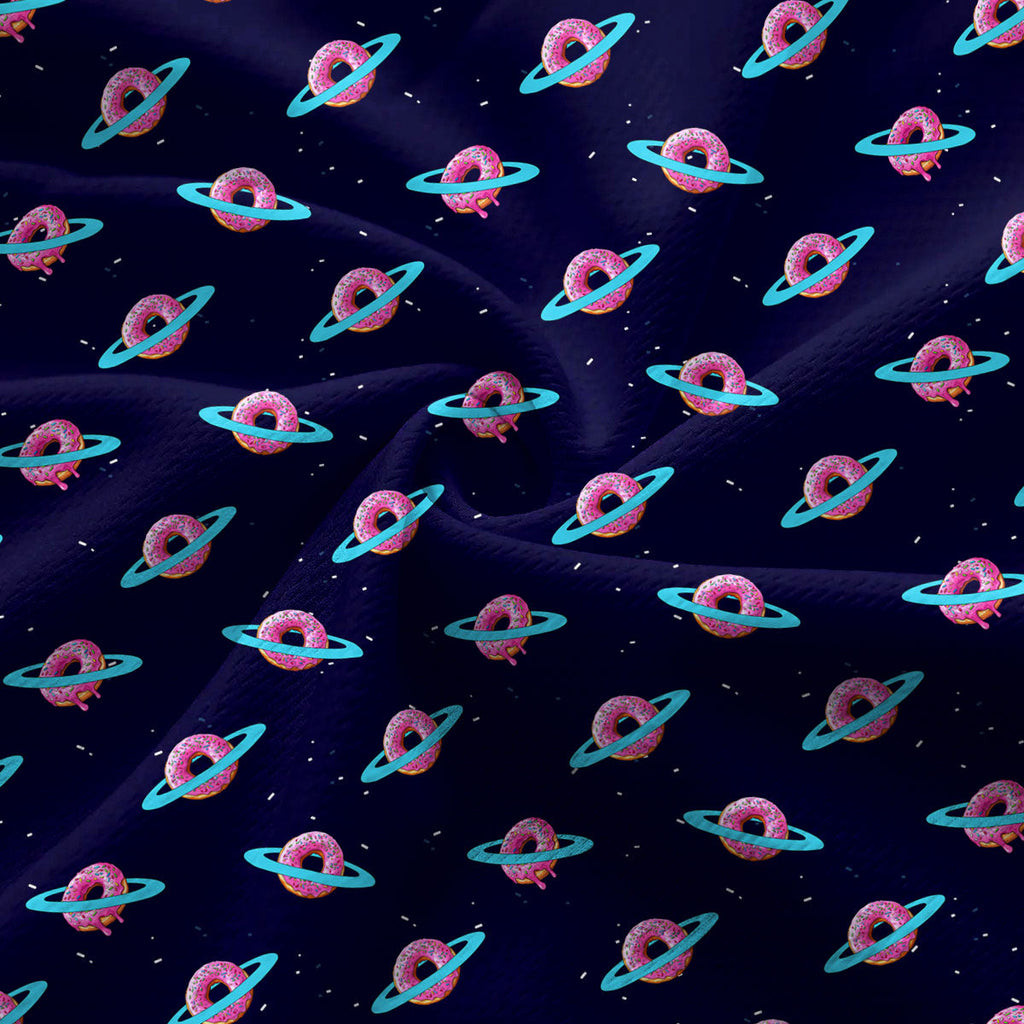Donut Planet-Women Sleeveless Polo Shirt-Gerbera Prints