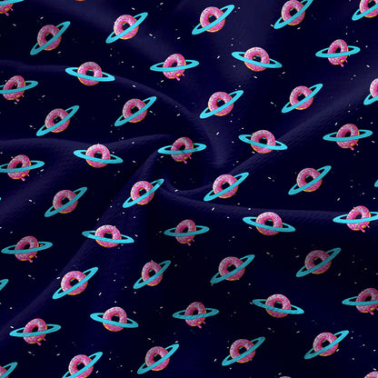 Donut Planet - Ladies Sleeveless Golf Polo Shirt 
