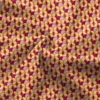 Sweet Peach-Women Sleeveless Polo Shirt-Gerbera Prints