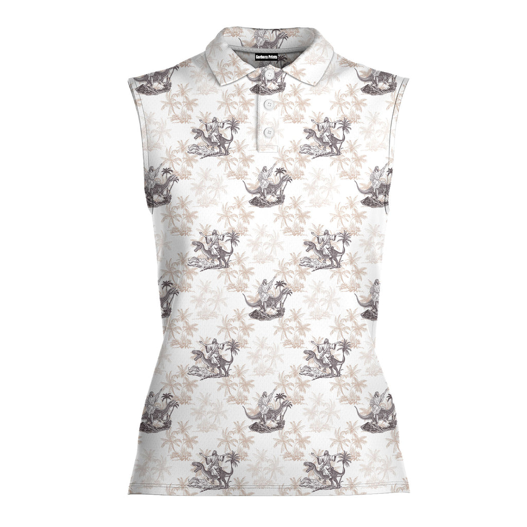Jesus Riding Dinosaur