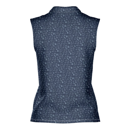 The American - Ladies Sleeveless Golf Polo Shirt