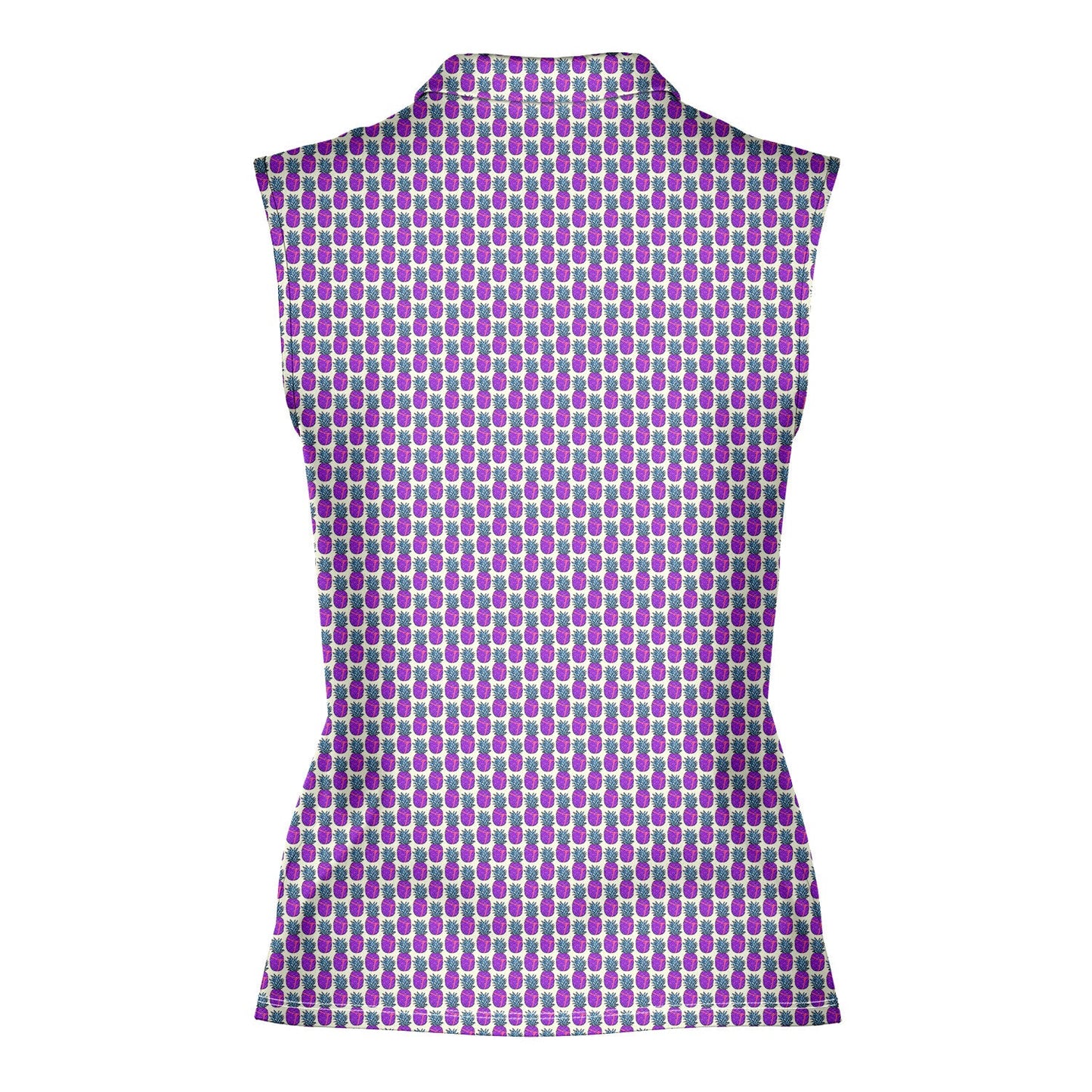 Slutty Pineapple - Ladies Sleeveless Golf Polo Shirt