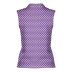 Slutty Pineapple-Women Sleeveless Polo Shirt-Gerbera Prints