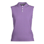 Slutty Pineapple-Women Sleeveless Polo Shirt-Gerbera Prints