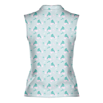 Bigfoot Golf - Ladies Sleeveless Golf Polo Shirt
