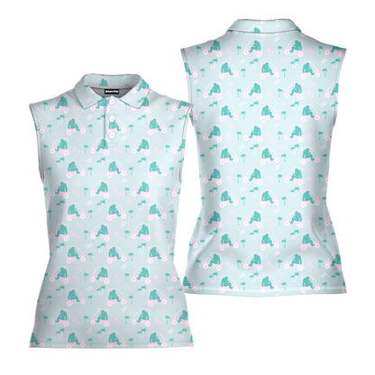 Bigfoot Golf - Ladies Sleeveless Golf Polo Shirt