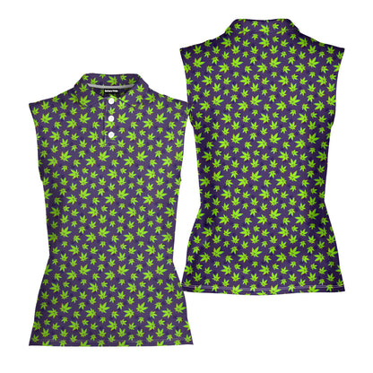 Mary Jane - Ladies Sleeveless Golf Polo Shirt