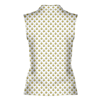 Banana - Ladies Sleeveless Golf Polo Shirt