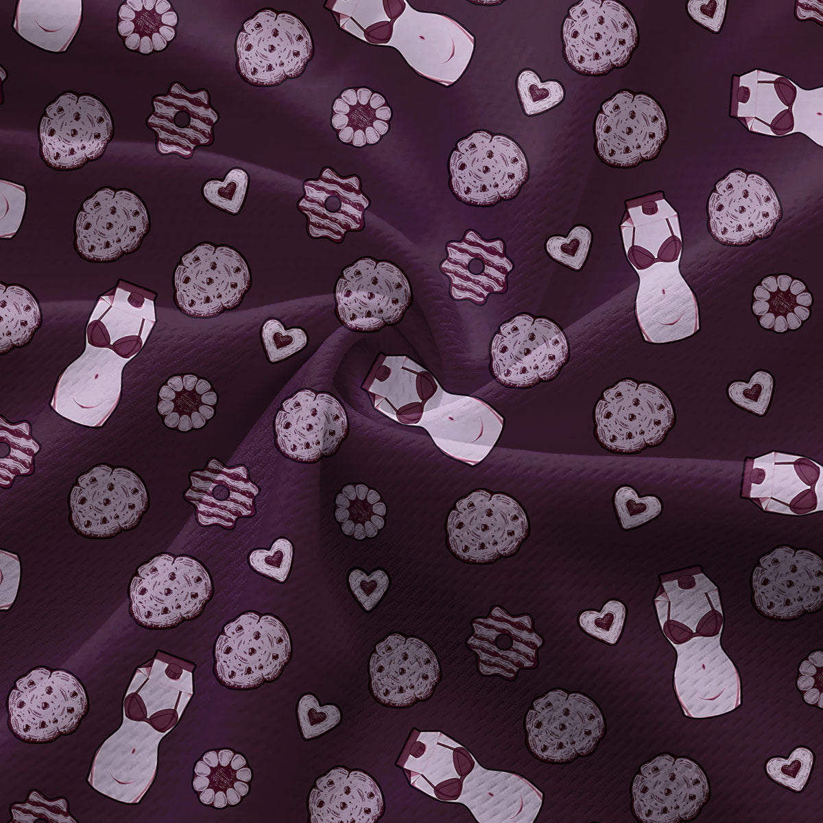 Milk & Cookies-Women Sleeveless Polo Shirt-Gerbera Prints