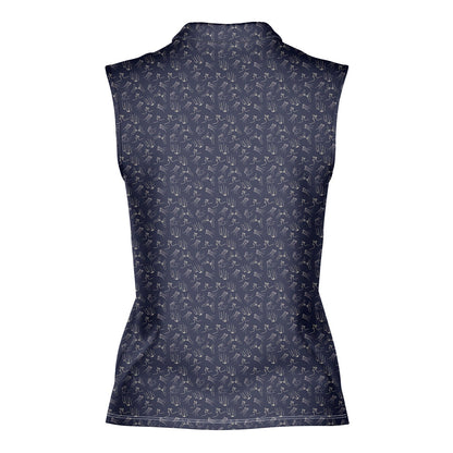 Thirsty - Ladies Sleeveless Golf Polo Shirt