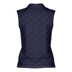 Thirsty-Women Sleeveless Polo Shirt-Gerbera Prints