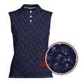 Thirsty-Women Sleeveless Polo Shirt-Gerbera Prints