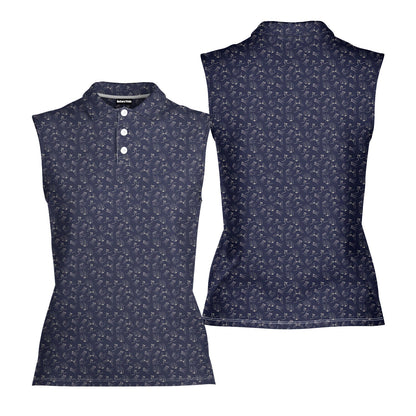 Thirsty - Ladies Sleeveless Golf Polo Shirt