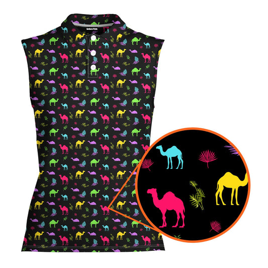Hump Day - Ladies Sleeveless Golf Polo Shirt