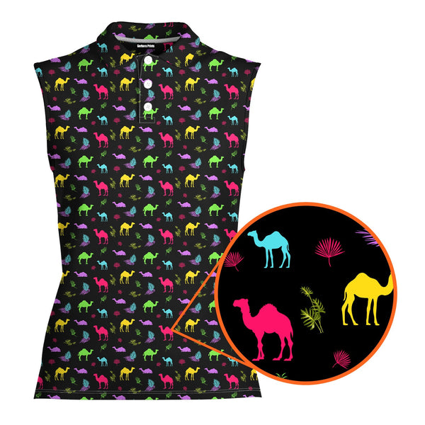Hump Day - Ladies Sleeveless Golf Polo Shirt