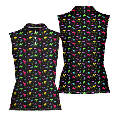 Hump Day - Ladies Sleeveless Golf Polo Shirt