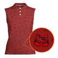You Drive Me Wild-Women Sleeveless Polo Shirt-Gerbera Prints