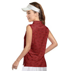 You Drive Me Wild-Women Sleeveless Polo Shirt-Gerbera Prints