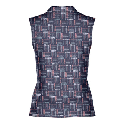 Experimental - Ladies Sleeveless Golf Polo Shirt
