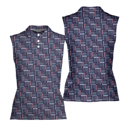 Experimental - Ladies Sleeveless Golf Polo Shirt