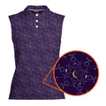 Steamy Dream-Women Sleeveless Polo Shirt-Gerbera Prints