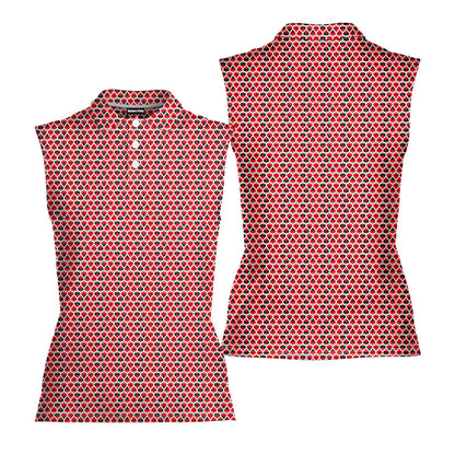 Turned On - Ladies Sleeveless Golf Polo Shirt
