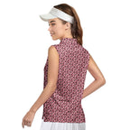 No Raincoat No Love-Women Sleeveless Polo Shirt-Gerbera Prints
