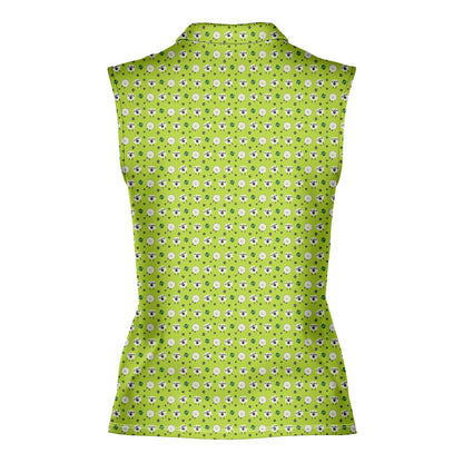 Lamb of God - Ladies Sleeveless Golf Polo Shirt
