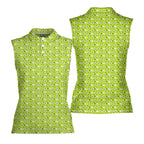 Lamb of God-Women Sleeveless Polo Shirt-Gerbera Prints